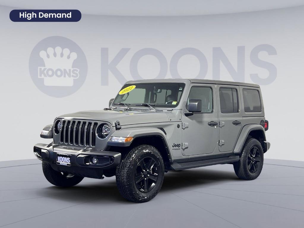 used 2022 Jeep Wrangler Unlimited car, priced at $31,500