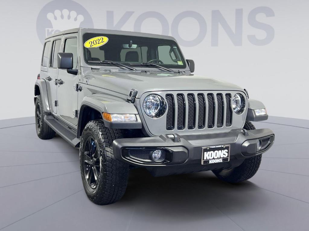 used 2022 Jeep Wrangler Unlimited car, priced at $31,500