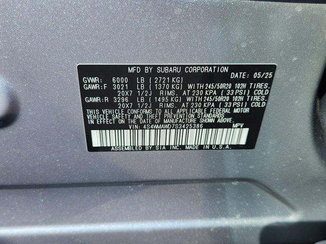 new 2025 Subaru Ascent car, priced at $53,350