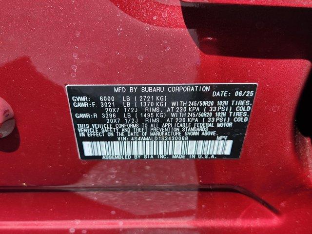 new 2025 Subaru Ascent car, priced at $50,650