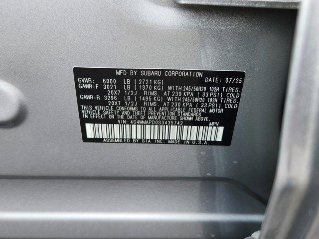 new 2025 Subaru Ascent car, priced at $50,319