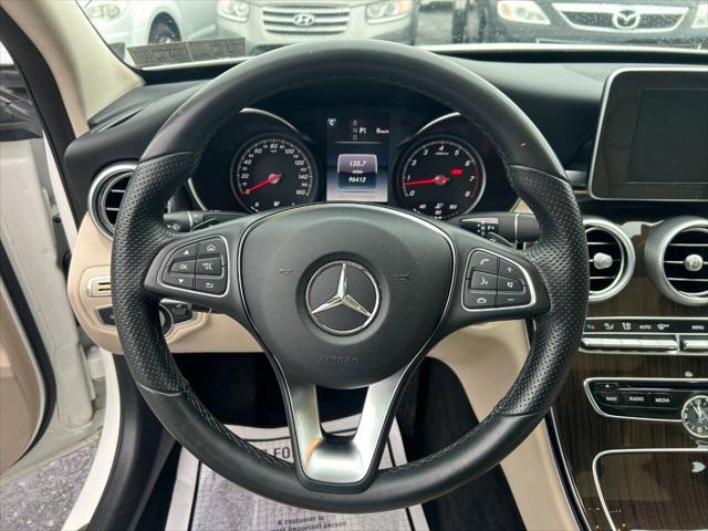 used 2017 Mercedes-Benz C-Class car, priced at $15,990