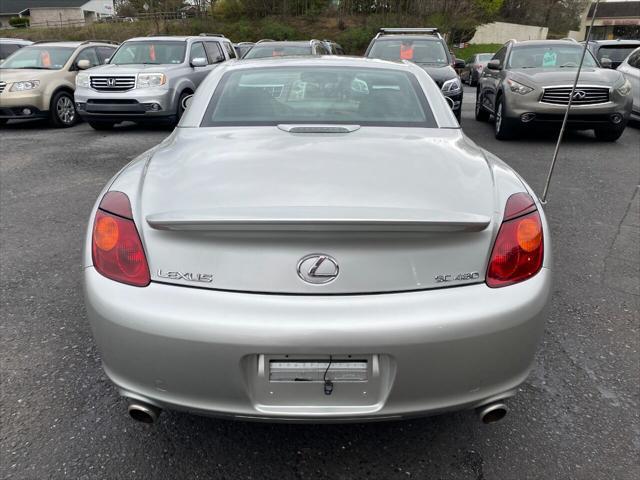 used 2002 Lexus SC 430 car, priced at $15,990