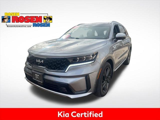 used 2022 Kia Sorento Plug-In Hybrid car, priced at $33,499