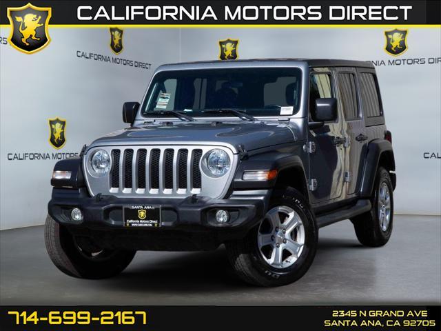 used 2020 Jeep Wrangler Unlimited car, priced at $25,061