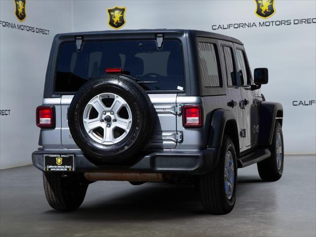 used 2020 Jeep Wrangler Unlimited car, priced at $25,061