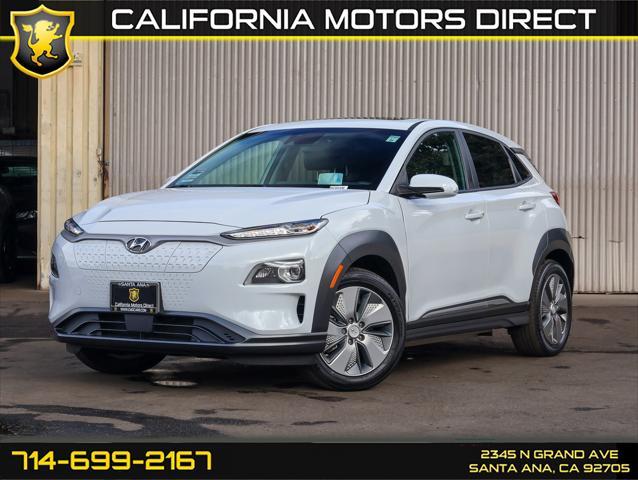 used 2021 Hyundai Kona EV car, priced at $18,799