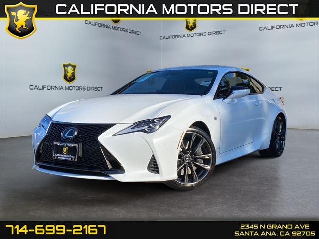 used 2023 Lexus RC 350 car, priced at $44,999