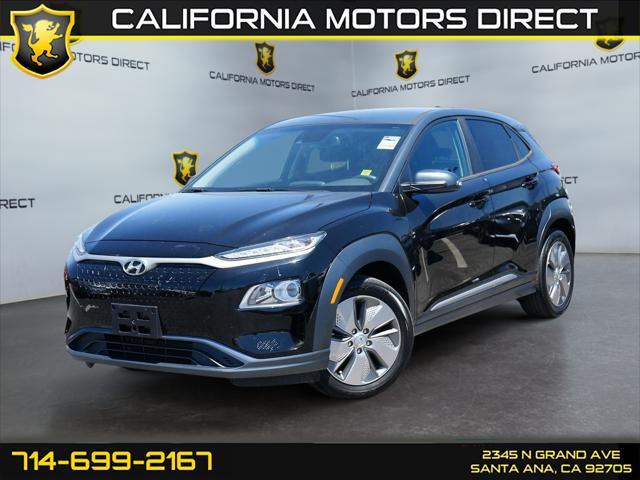 used 2021 Hyundai Kona EV car, priced at $15,979