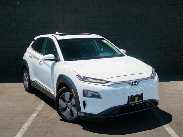 used 2021 Hyundai Kona EV car, priced at $17,849