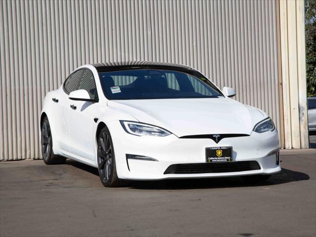 used 2021 Tesla Model S car, priced at $51,899