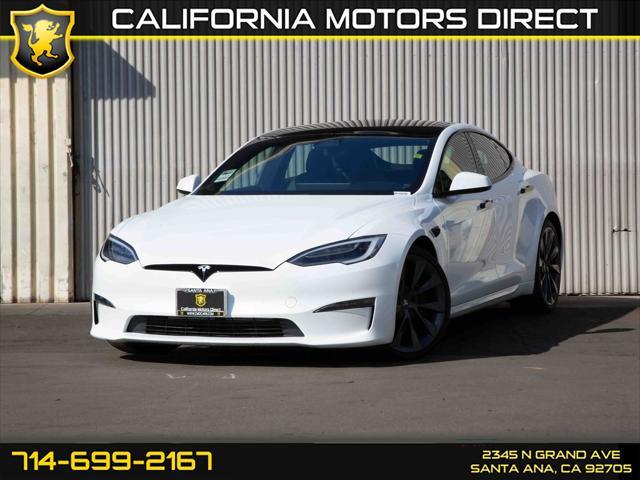 used 2021 Tesla Model S car, priced at $51,899