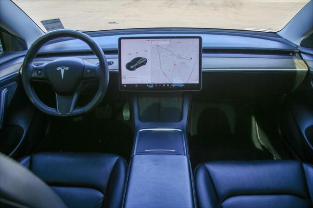 used 2022 Tesla Model 3 car, priced at $23,699