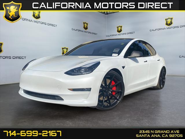 used 2021 Tesla Model 3 car, priced at $28,099