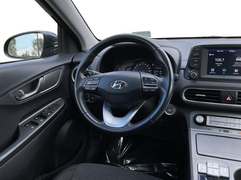 used 2021 Hyundai Kona EV car, priced at $15,399