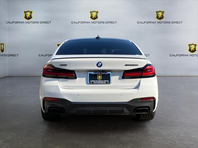 used 2023 BMW M550 car, priced at $59,499