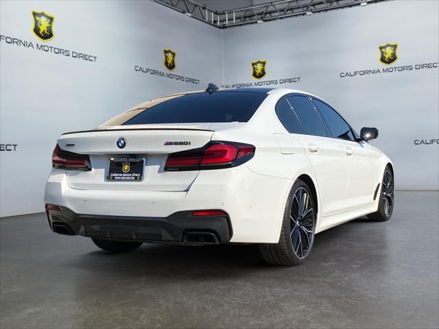 used 2023 BMW M550 car, priced at $59,499