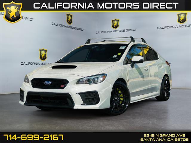 used 2020 Subaru WRX STI car, priced at $28,499