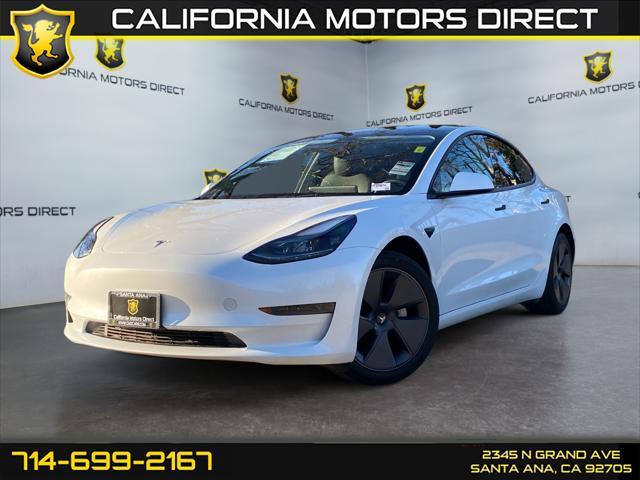 used 2023 Tesla Model 3 car, priced at $24,899