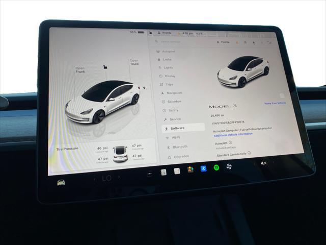 used 2023 Tesla Model 3 car, priced at $24,899