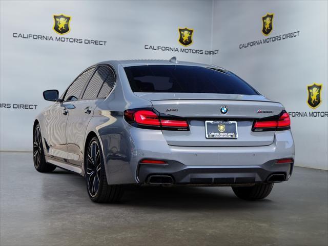 used 2021 BMW M550 car, priced at $49,699