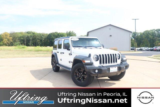 used 2021 Jeep Wrangler Unlimited car, priced at $32,276