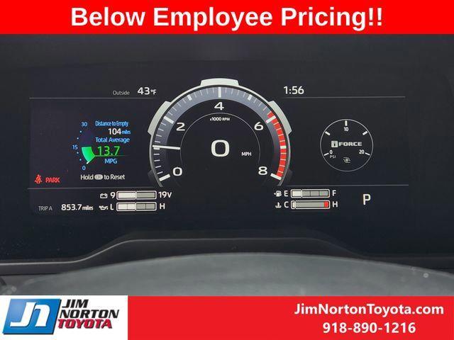 new 2025 Toyota Tundra car, priced at $69,101