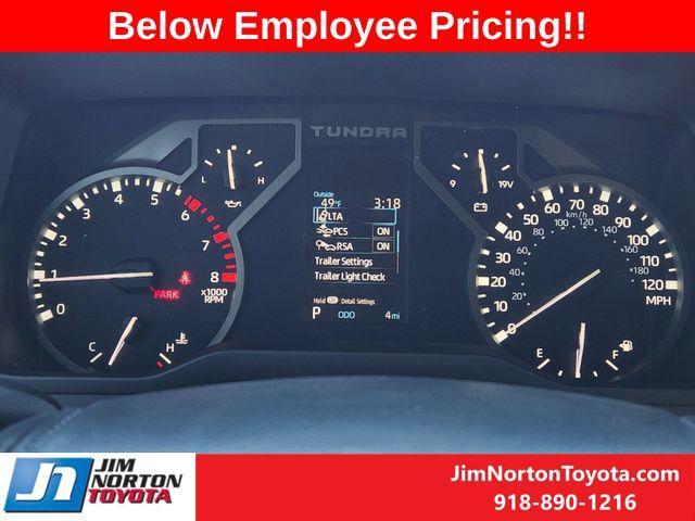new 2025 Toyota Tundra car, priced at $47,546