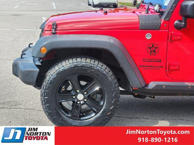 used 2017 Jeep Wrangler Unlimited car, priced at $21,937