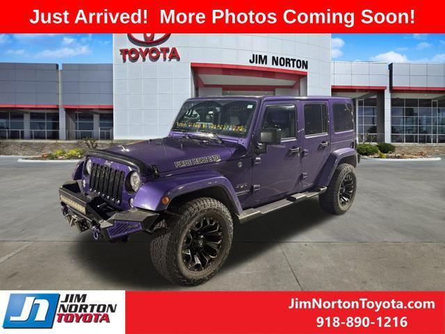 used 2017 Jeep Wrangler Unlimited car, priced at $18,906