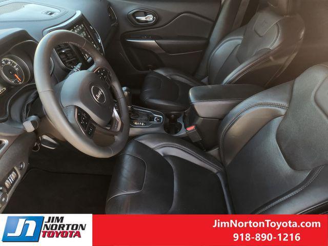 used 2021 Jeep Cherokee car, priced at $18,942