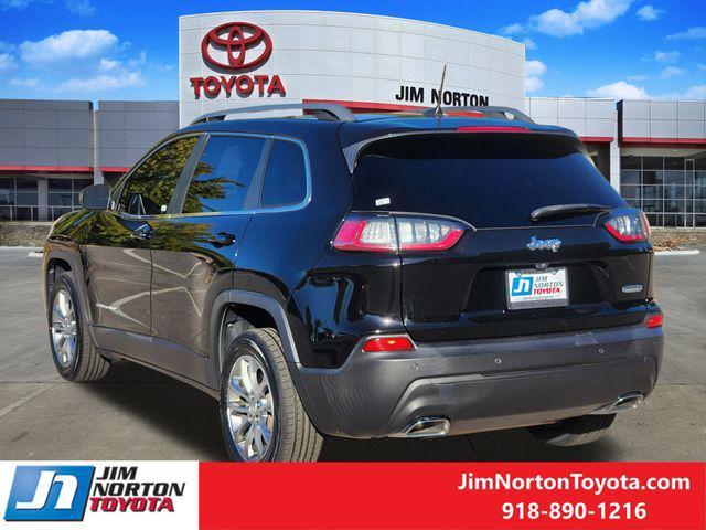 used 2021 Jeep Cherokee car, priced at $18,942