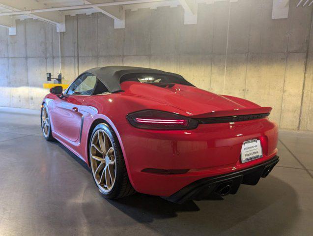 used 2023 Porsche 718 Spyder car, priced at $149,396