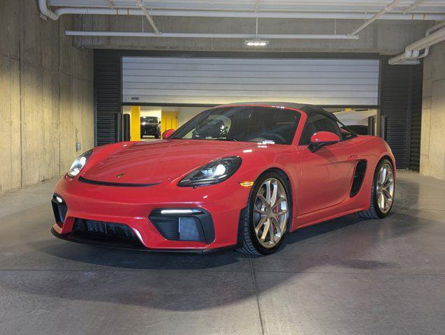 used 2023 Porsche 718 Spyder car, priced at $149,396