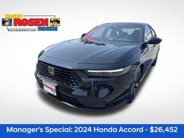 used 2024 Honda Accord Hybrid car, priced at $26,452