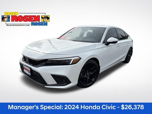 used 2024 Honda Civic car, priced at $26,378