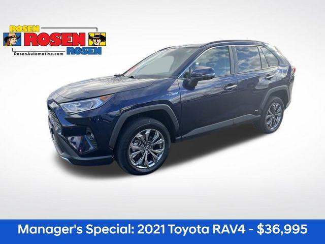 used 2021 Toyota RAV4 Hybrid car, priced at $36,995