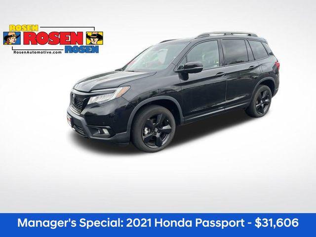 used 2021 Honda Passport car, priced at $31,606