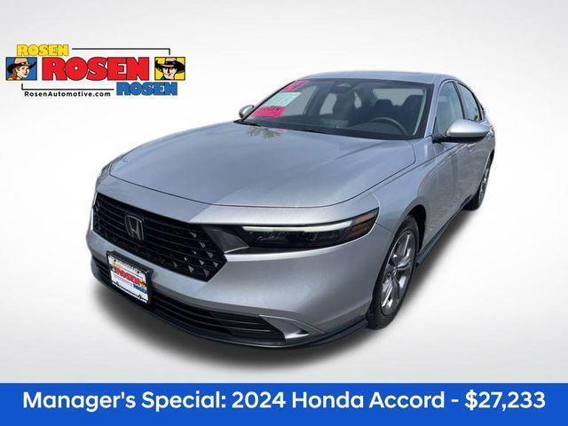 used 2024 Honda Accord car, priced at $27,233