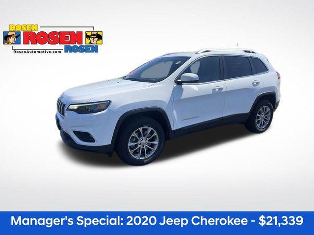 used 2020 Jeep Cherokee car, priced at $21,339