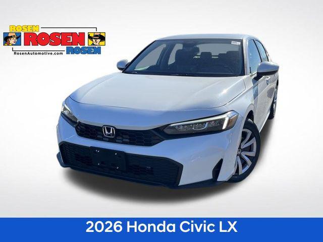 new 2026 Honda Civic car, priced at $25,291