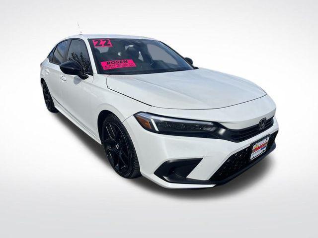 used 2022 Honda Civic car, priced at $24,256