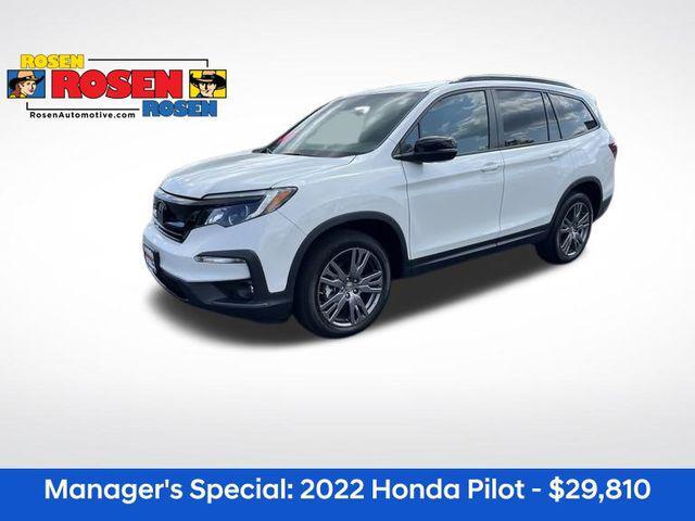 used 2022 Honda Pilot car, priced at $29,810