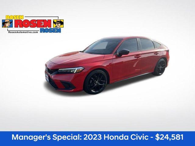 used 2023 Honda Civic car, priced at $24,581