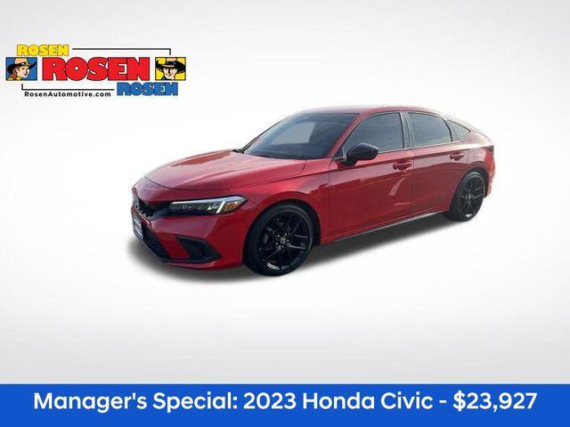 used 2023 Honda Civic car, priced at $23,927