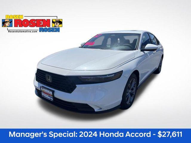 used 2024 Honda Accord car, priced at $27,611