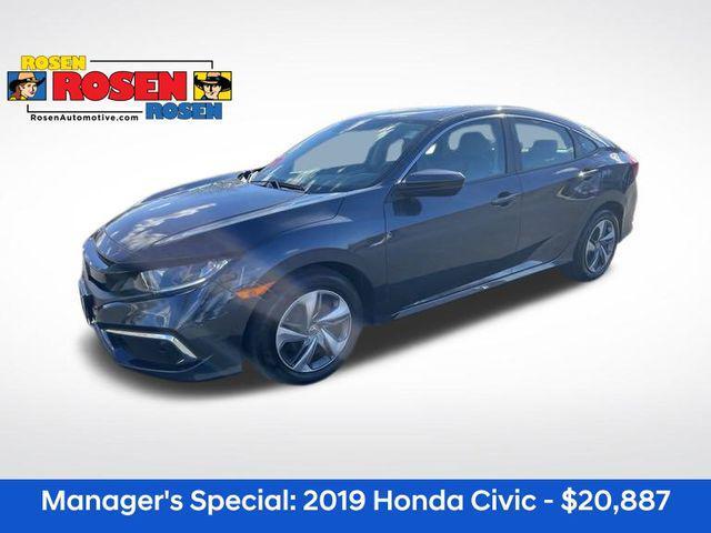 used 2019 Honda Civic car, priced at $20,887