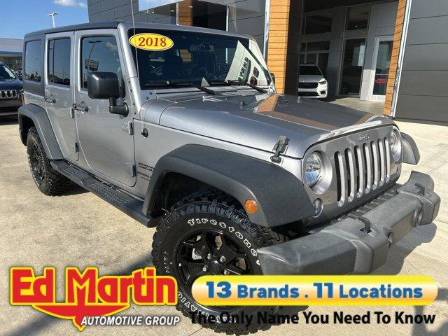 used 2018 Jeep Wrangler JK Unlimited car, priced at $22,955