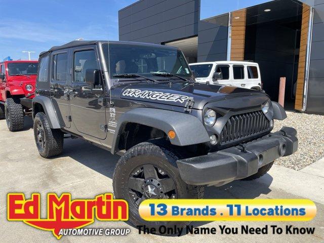used 2017 Jeep Wrangler Unlimited car, priced at $22,557