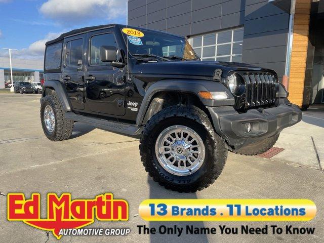 used 2018 Jeep Wrangler Unlimited car, priced at $24,612